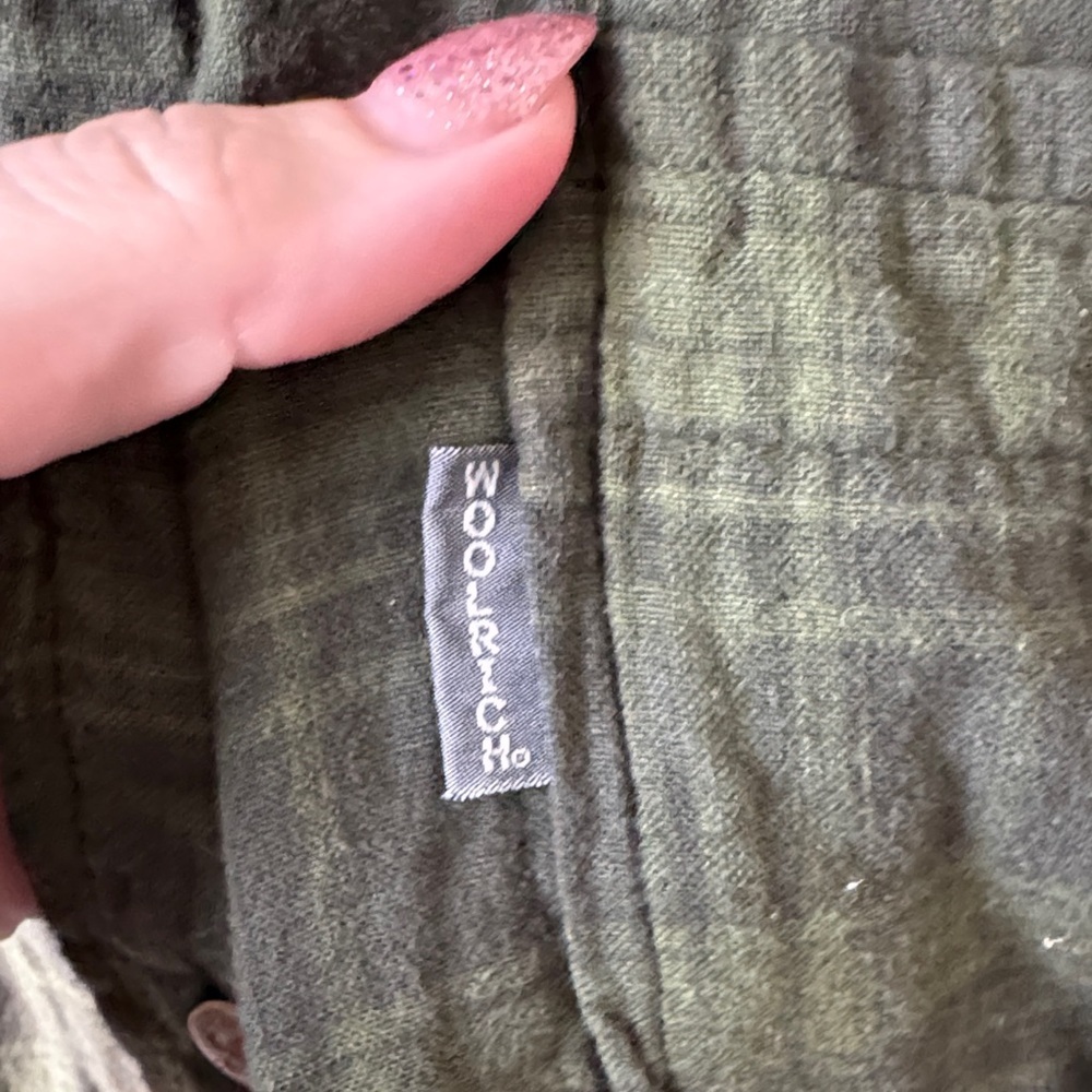 Woolrich Dark Green Men's Shirt Jacket - Picture 3 of 5